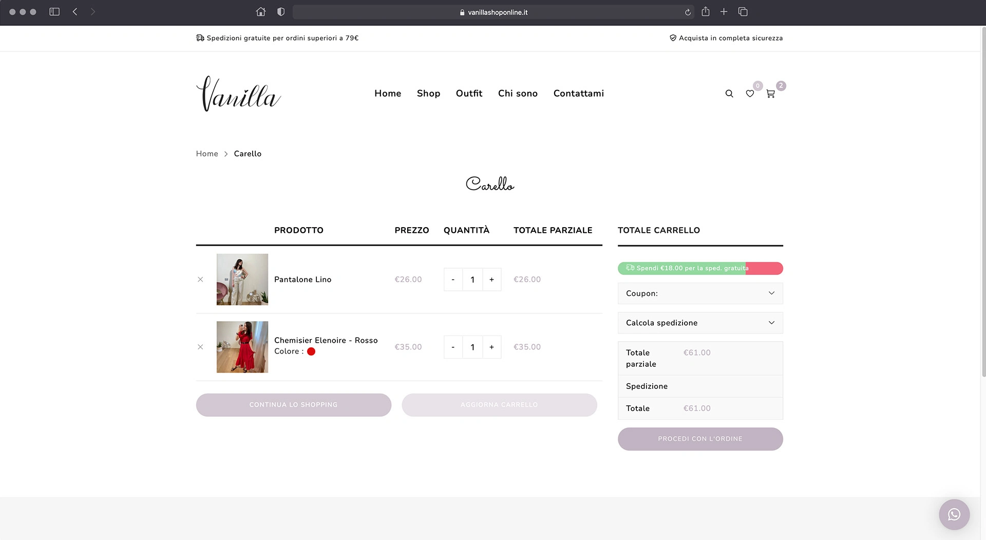 Vanilla Shop Online — immagine 9