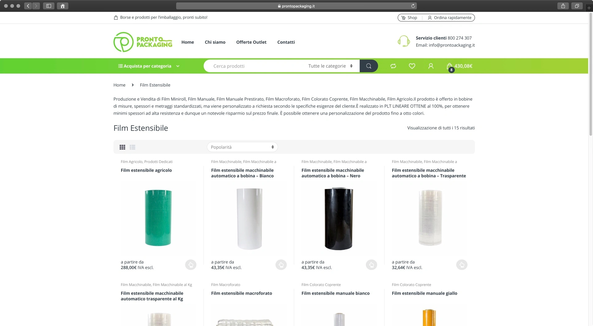Pronto Packaging