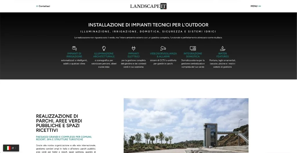 Impianti tecnici outdoor e realizzazione di parchi e aree pubbliche